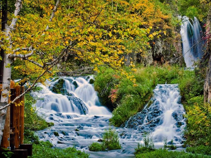 Roughlock Falls, Spearfish Canyon State Nature Area, near Lead