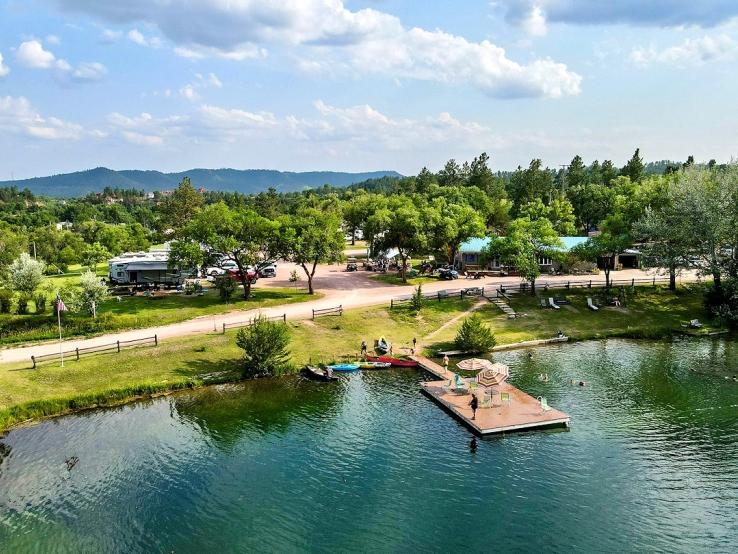 Hidden Lake Campground & Resort, Hot Springs