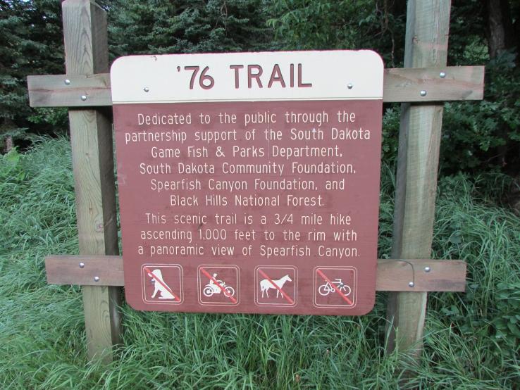'76 Trail Trailhead