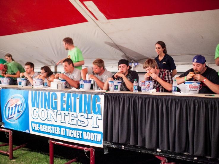 Wing Eating Contest