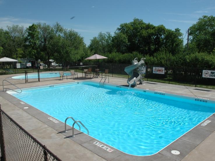 One of Three Heated Pools