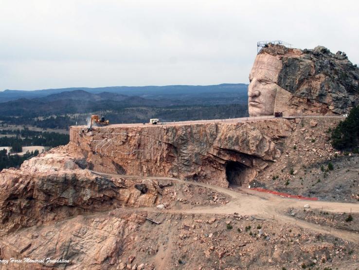 Another view of Crazy Horse
