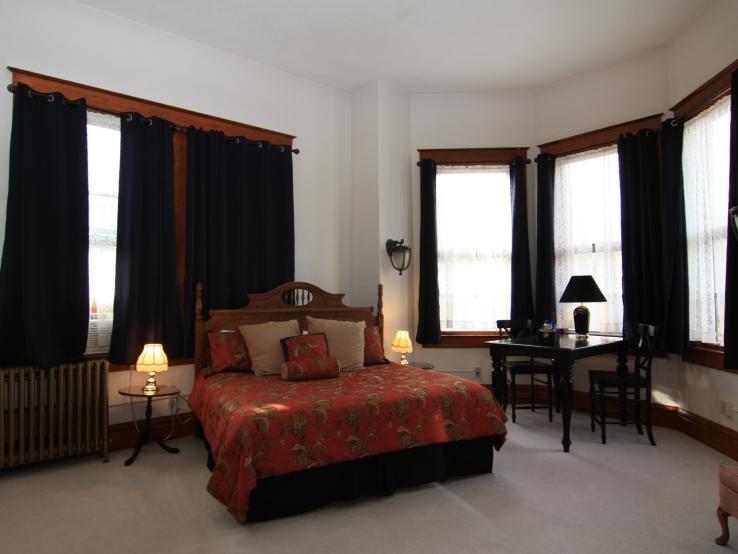 Spacious rooms.
