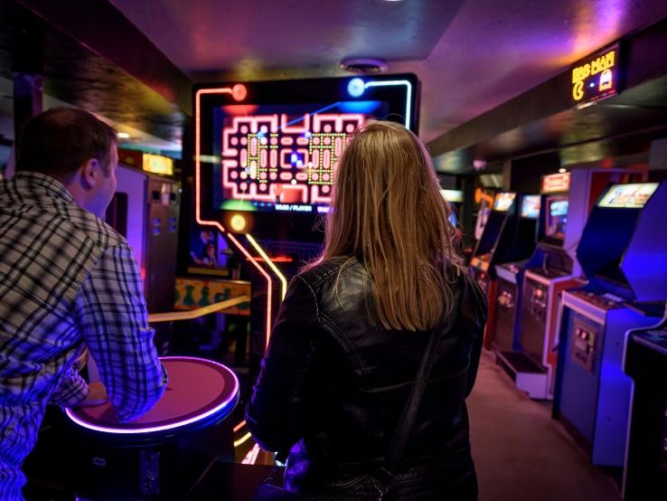 Press Start Retro Arcade Bar, Rapid City