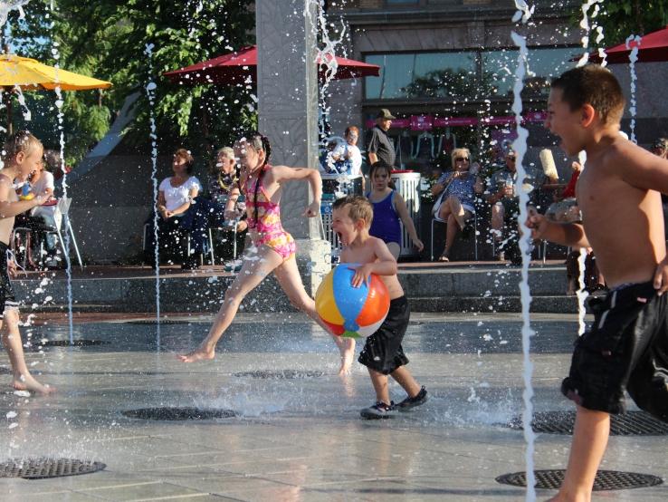 Fountain Splash Pad