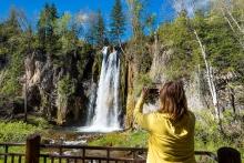 Spearfish Falls, Spearfish Canyon State Nature Area, near Lead