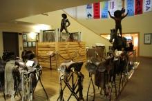 Bronze statues &amp; saddles