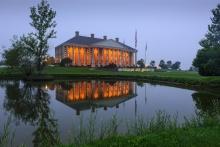 Redlin Art Center at dawn