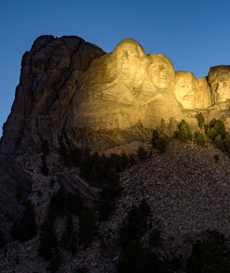 Mount Rushmore, Evening Lighting Ceremony