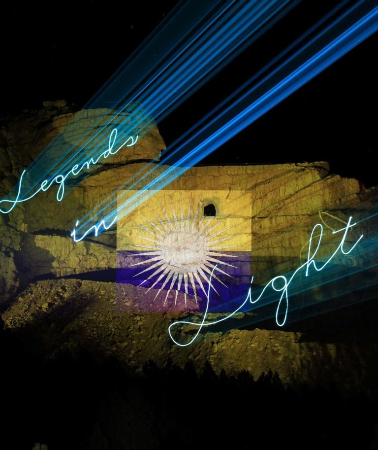 Crazy Horse Legends in Light Laser Light Show