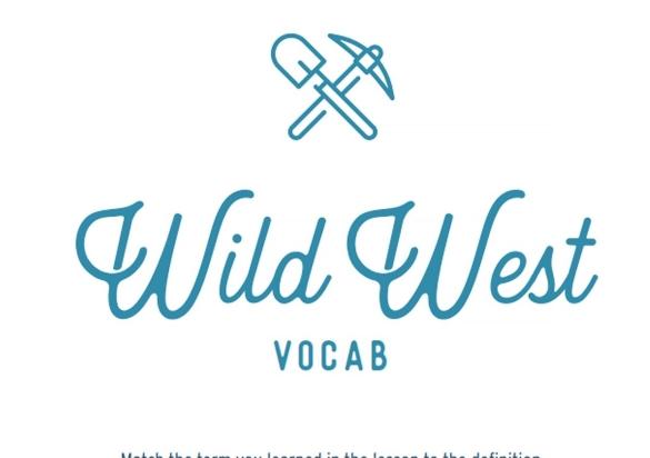 wild west vocab