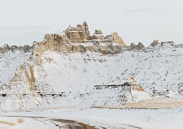Badlands National Park, Winter