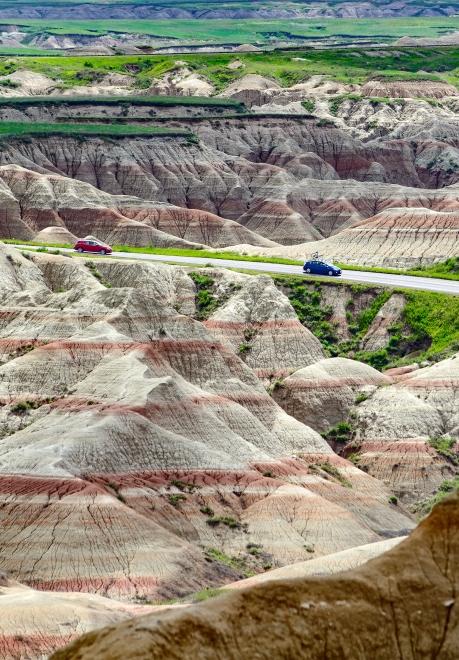 Cars Badlands Loop State Scenic Byway