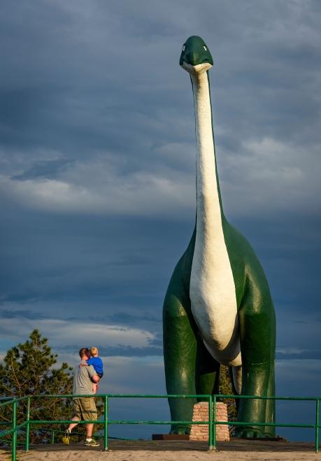 Dad and Kid Dinosaur Park Rapid City Teaser