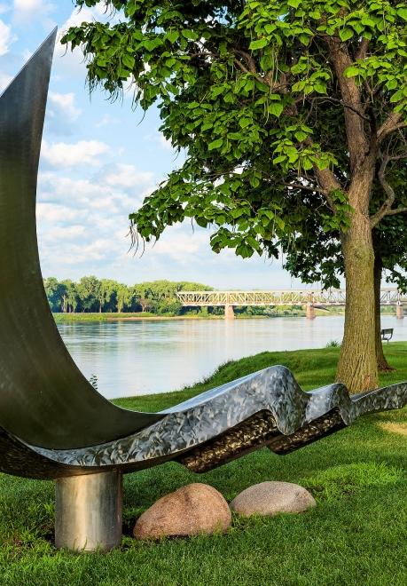 riverside sculpture, Yankton