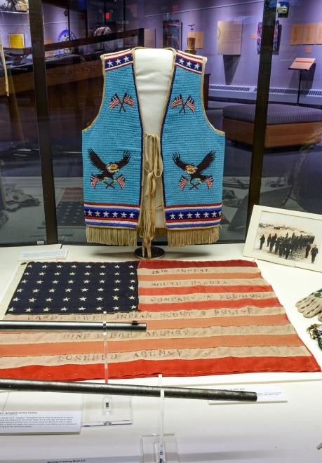 Akta Lakota American Flag, Rifles and Vest