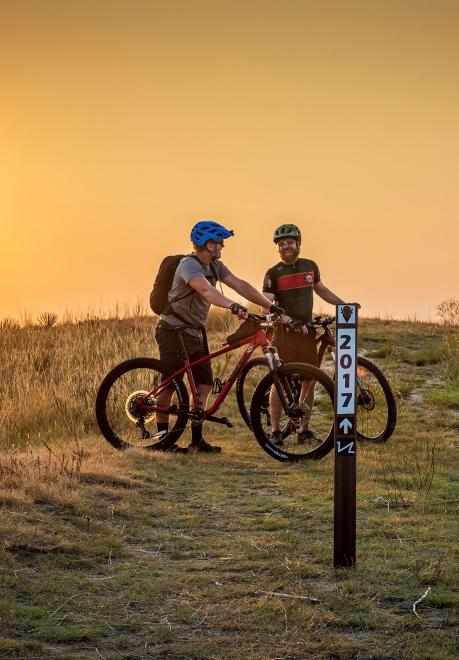 Oahe West Shore Bike Trails