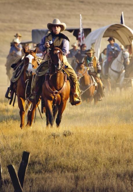 Wagon Train in South Dakota