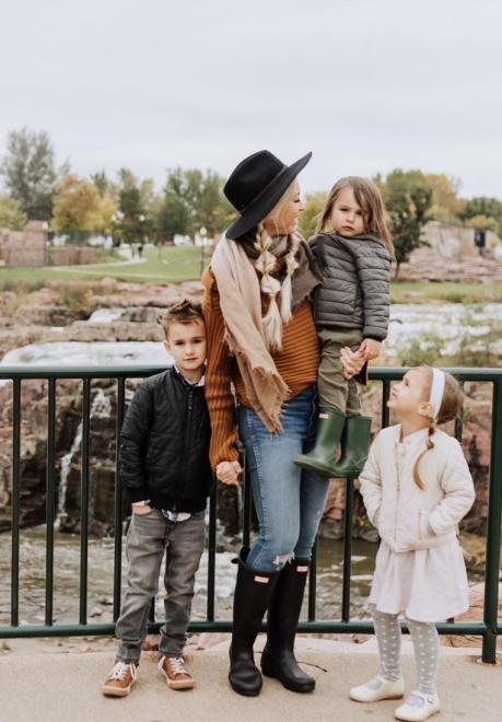 Family at Falls Park