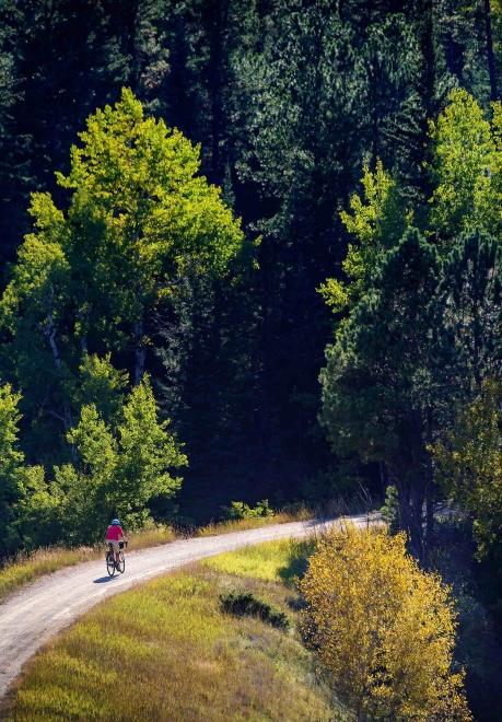 Biking the Mickelson Trail