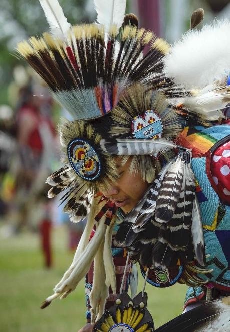 Powwow dancer