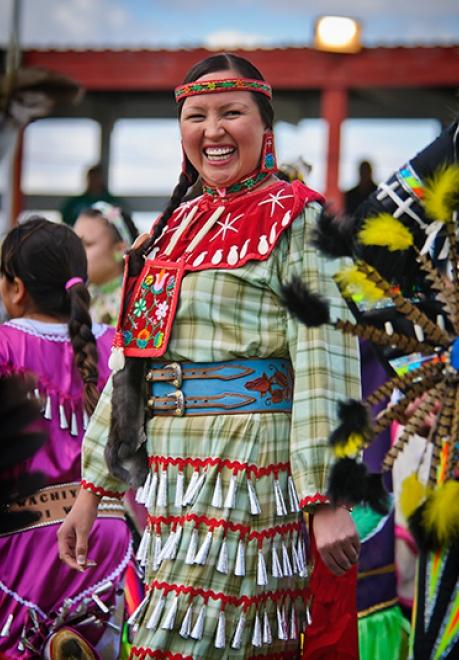 Powwows, Wacipis and Celebrations Woman Powwow Dancer