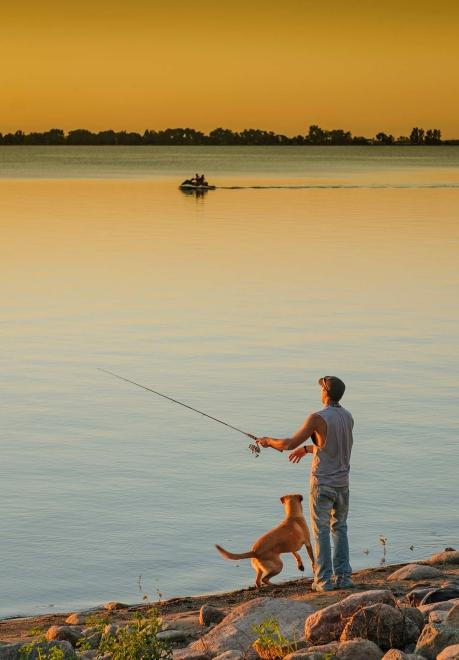 Fishing Lake Kampeska