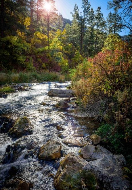 Spearfish Canyon in the fall