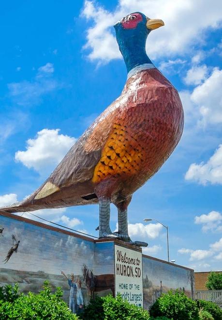 World's Largest Pheasant statue