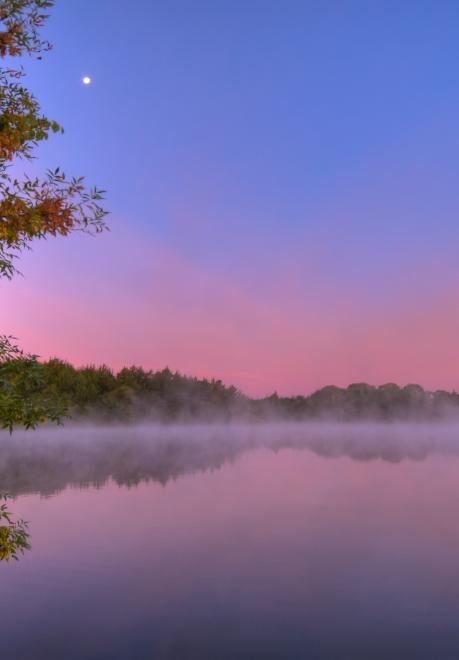 Sunset at Lake Alvin