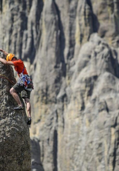 Rock climbing Black Hills