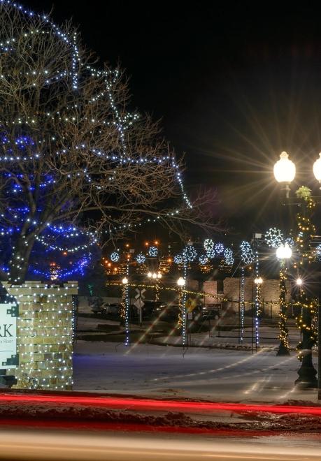 Winter Wonderland, Falls Park, Sioux Falls