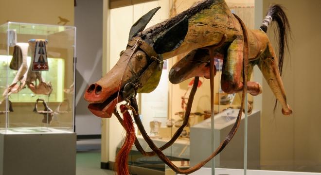horse effigy, Cultural Heritage Center, Pierre