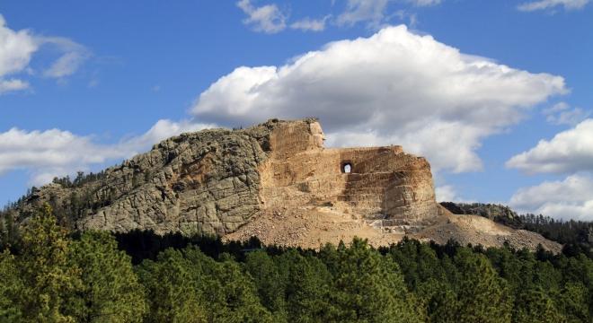 Crazy Horse Memorial in Crazy Horse, South Dakota